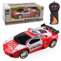 Policijska igračka za djecu za djecu daljinska kontrola policijskog igračaka za dječake trkački poklon