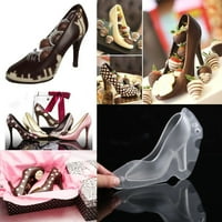 Suger Craft Candy Candy High Heel plijesni 3D Čokoladni kalup Kristalne cipele Princess Veliki