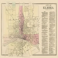 Elmira New York - Pi Beers Poster Print by Pieers piva nyel0002
