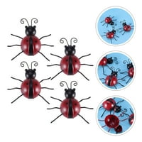 Metal Ladybug Zidno umjetničko dekor Dekoracija insekata Iron Ladybug