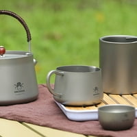 250ml Vanjski čisti čaj titanijumskog čaja kampiranje čajnog raspršivača čaja Kućni kafić
