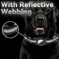 Shulemin ovratnik za kućne ljubimce Vodootporni refleksni GPS ovratnik za pse Podesivi anti-izgubljeni