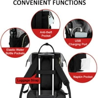 -Dobrostani ruksak za žene modni poslovni računarski ruksaci Putne torbe torbice Student BookBag Recite