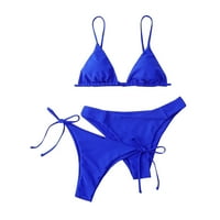 Ženski kupaći kupaći kokut Bikini set kupaćim odijelima sa mrežama poklopca na plaži suknja