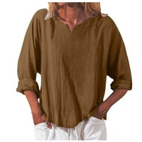 Žene Ležerne majice Najbolja majica za žene plaža labava kauzalna majica ovratnik majica T majice majica