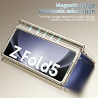 -Lion za Samsung Galaxy Z Fold Case sa zaštitom šarki, luksuzno ugrađeni ekran zaštitnik magnetskog