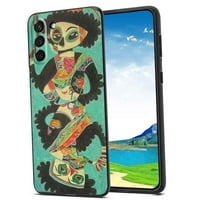 Kompatibilan sa Samsung Galaxy S telefonom, meksičko-umjetnost - CASE SILIKONE ZAŠTITE ZA TEEN GIRLY