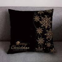 Jikolilili božićni pamučni posteljini jastuk jastučni jastuk CASSOW Cover Home Sofa dekor Božićni jastuk