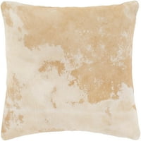 Surya Kansas kožni i pamučni kvadrat jastuk sa višebojni KAA002- D
