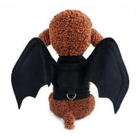 Bellaven Dog Cat Bat Wings kostim sa zvonima bundeve za ukrase za Halloween Party Dekoracije, simpatični psić i mačji ovratnik Krila cosplay party prerušiti se smiješno cool a m