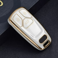 Za poklopac FOB-a Audi ključ, posebna mekana diploma puni zaštitni ključ poklopac kompatibilan sa Audi A Q TT A SQ R S pametnom tipkom
