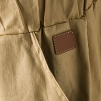 Patlollav Muška radna odjeća kratke hlače Multi džepni patentni zatvarač ravno noga pet hlača Sportske kratke hlače
