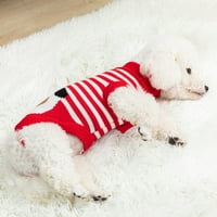 Džemper za kućne ljubimce prerušiti se Vjetrootporni lijepi crtani print Pet Cat Pas Pleteni zimski