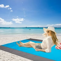 Iaknjing Sandotrot Bez plaže, prevelizirani 79 '' × 83 '' plaža mat istok za 4- odrasle vodootporne