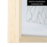 ArttoFrames Clear Frame zabolje, okvir za plakat od bijelog drveta