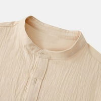 Atletska muška dukserica, Muška majica džep dugih rukava Stočna ovratnica modna casual košulja top košulja za bluze