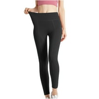 Joga hlače Žene plus veličine Ženski višak struka i kuka čvrstog dizanja za dizanje fitnesa utežene