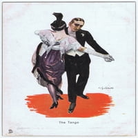 Ilustracija tanga u akcijskom posteru Ispis Mary Evans Jazz Age Club Collection