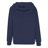 Duksevi za duks za žene zimski pali kapuljač sa kapuljačom ovratnik košulje puloverske majice casual