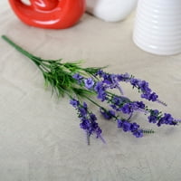 Ludlz veštačka biljka za lavandu sa svilenim cvjetovima za vjenčani dekor i stolske središnje djela