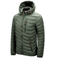 TKLPEHG zimski kaput trendy jakna s dugim rukavima jesen i zimska casual jakna pamučni prsluk topla