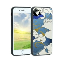Kompatibilan sa iPhone se telefonom telefona, Van-Gogh-World-Map-2 - Case Muškarci Žene, Fleksibilan