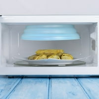 Magnetska mikrovalna pećnica pokriva silikonsku otpornost na toplinu i svestranu zaštitu od hrane plave