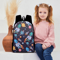 Školska torba Space Universe školske torbe za djevojke 7- Slatki ruksak školski torbica Satchel olovka