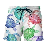 Hanas muške hlače Muške tiskane kratke hlače Nova tropska havajska plaža modne prozračne ležerne hlače