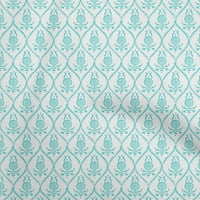 Onuoone poliester Spande tirkizni plavi tkanina blok haljina materijala od tkanine za ispis od dvorišta