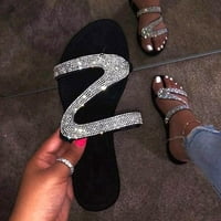 Archer Women Fashion Rhinestone Inlaid protuklizne sandale Papuče Flip Flops Flat Cipele