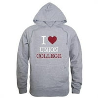 Republika 553-461-blk- Men Union College I Love Hoodie, Crna - 2xl