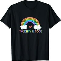 Ženska terapija je cool majica poklon posada vrata za zabavu
