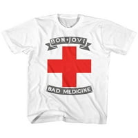Bon Jovi loša medicina bijela dječja majica