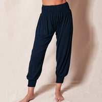 Cabana Hlače labave staklene hlače za žene žene Yoga Joggers Loose Work Workswout Hlače udobne hlače sa džepovima Ženski pamuk