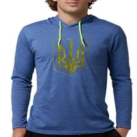 Cafepress - ljubav Ukrajina Pride Ukrainian F majica s dugim rukavima - muška majica s kapuljačom
