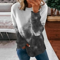Ženska modna tiskana dugih rukava dugih rukava pulover dugih rukava