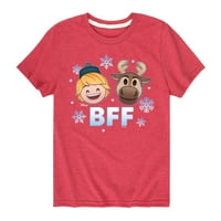 Disney Emoji - Kristoff Sven BFFS - Grafička majica kratkih rukava za mališana i mlade