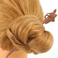 Izrezbarena zelena ebanovina kosa za kosu vintage kose štapiće kose dekor kineske kose Drevni klip za