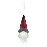 Aoksee Božićni ukrasi Božićna lopta Hat Hat lica Beby Privjesak za bebe Kreativni starac patuljak Rudolph