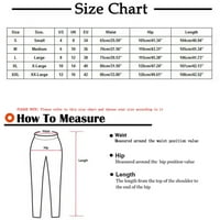 Azrijske hlače za žene, žene plus veličine hlače, ležerne dukseve elastične struke navodnici širokih