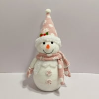 Heiheiup Božić užali snjegovični ukrasi za snijeg Snjegović užaren LED lakim svjetlom zimske praznične