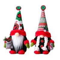 Christmas Gnome Plish Ornament za odmor Kamin Party Domaća Dekoracija Žena