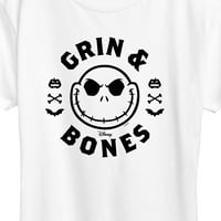 Noćna mora prije Božića - Grin i Bones - Ženska grafička majica kratkih rukava