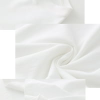 Čista pamučna majica Muškarci i žene Modni stil tiskane odjeće modna ulica bijela majica s kratkim rukavima