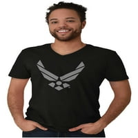Air Force USAF Službeni simbol V-izrez T majice Muškarci Žene Brisco Marke X