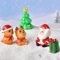 Fugseused prijenosni minijaturni ukras Slatka minijaturna bajka za božićnu ukrasu za dom