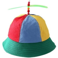 Esafio Kids Sun Hat Pamuk Dječji višebojni propeler helikopter Nestrukturirani kašički šešir