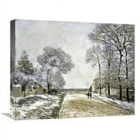 Globalna galerija u. Put, efekt snijega - La Route, Effet de neige Art Print - Alfred Sisley