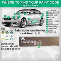 Za Land Rover tačan meč Aerosol Sprej za dodir Up Up Paint Sprayma 2K Clearcoat Primer i Pro Prep komplet